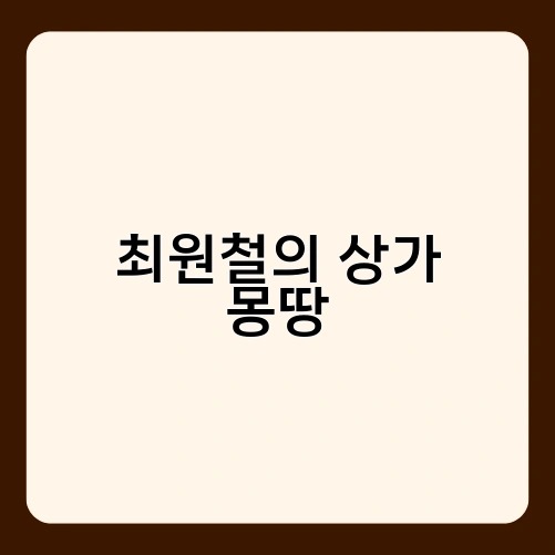 최원철의 상가 몽땅 1